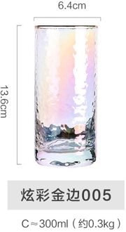 Betaalbare 6 Stuk Creatieve Kleurrijke Phnom Penh Kleine Wijn Glas Set Glas Wijn Glas Bier Glazen Beker Glas Mok kleurrijk 005