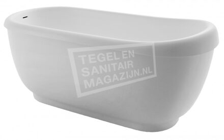 Beterbad/Xenz Vito (167x74x62/67cm) Solid Surface Vrijstaand Bad 230 L Wit