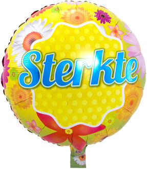 Beterschap folie ballon sturen helium gevuld Sterkte 46 cm - Folieballon versturen/verzenden