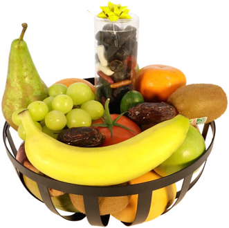 Beterschap fruitmand met drop koker