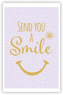 Beterschapskaart Smile Multikleur - Print
