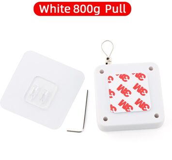 Betoci Automatische Deurdranger Multipurpose Geen Punch Deur Sticker Installatie 500G-800G Spanning Sluiten Apparaat Meubels Hardware wit 800G Pull