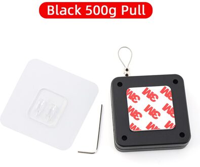 Betoci Automatische Deurdranger Multipurpose Geen Punch Deur Sticker Installatie 500G-800G Spanning Sluiten Apparaat Meubels Hardware zwart 500G Pull