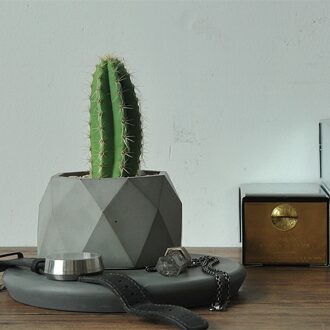 Beton Bloempot Mold Geometrische Eenvoudige Bloempot Mold Aroma Gips Mold Succulente Planter Bloempot Silicone Mold