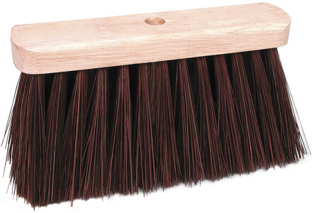 Betra Bezemkop binnen - bruin - FSC hout/bahia natuurvezel - 30 cm