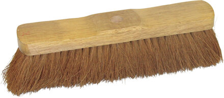 Betra Bezemkop binnen - bruin - FSC hout/kokos - 33 cm