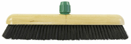 Betra Bezemkop binnen - zwart - hout/paardenhaar - 40 cm