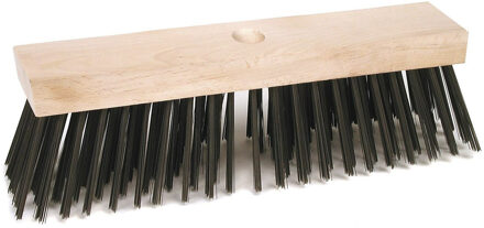 Betra Bezemkop buiten - zwart - FSC hout/staaldraad - 30 cm