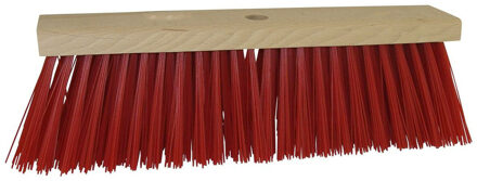Betra bezemkop - buitenbezem - rood - FSC hout/kunstvezel - 40 cm - Bezem