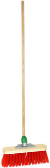 Betra Buitenbezem - FSC hout - kunstvezel - 30 x 120 cm - tuinbezem