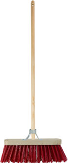 Betra Buitenbezem - FSC hout - kunstvezel - hard - 30 x 140 cm