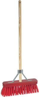 Betra Buitenbezem - FSC hout - kunstvezel - hard - 30 x 150 cm