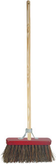 Betra Buitenbezem - FSC hout - natuurvezel - hard - 30 x 140 cm