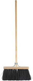 Betra Buitenbezem - FSC hout - natuurvezel - hard - 30 x 140 cm