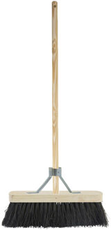 Betra Buitenbezem - FSC hout - natuurvezel - hard - 40 x 120 cm - Bezem