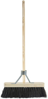 Betra Buitenbezem - FSC hout - natuurvezel - hard - 40 x 130 cm