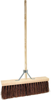Betra Buitenbezem - FSC hout - natuurvezel - hard - 45 x 150 cm