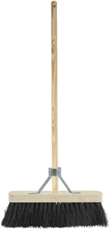 Betra Buitenbezem - FSC hout - natuurvezel - hard - 60 x 120 cm
