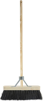 Betra Buitenbezem - FSC hout - natuurvezel - hard - 60 x 140 cm