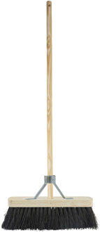 Betra Buitenbezem - FSC hout - natuurvezel - hard - 60 x 150 cm