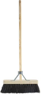 Betra Buitenbezem - FSC hout - natuurvezel - hard - 60 x 150 cm
