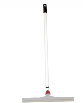 Betra Douchetrekker / vloertrekker - kunststof - wit natuur rubber - B45 cm - Uitschuifbare steel