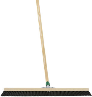 Betra Magazijnbezem - extra breed 100 cm - Binnenbezem - FSC hout - zachte paardenhaar - steel 150 cm