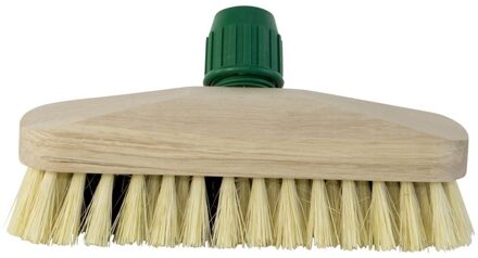 Betra Schrobber - fiber/anker - met steelhouder - hout - bezem - 6.5 x 23 cm