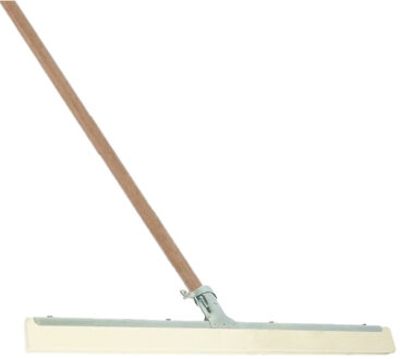 Betra Vloertrekker/douchetrekker - voor water - metaal/rubber 35 cm - met houten steel 130 cm