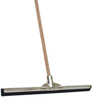 Betra Vloertrekker/douchetrekker - voor water - metaal/rubber - B75 cm - met houten steel 130 cm