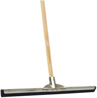 Betra Vloertrekker/douchetrekker - voor water - metaal/rubber -B75 cm - met houten steel van 150 cm