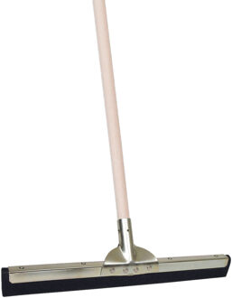 Betra Vloertrekker / Watertrekker - metaal en rubber - B75 cm - steel hout - 130 cm - ophangoog