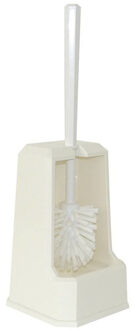 Betra WC borstel - wit - inclusief houder - kunststof - 37 cm