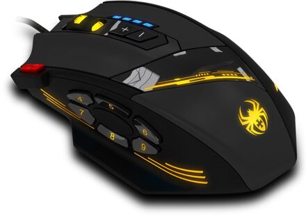 Betrouwbare Gaming Muis Zelotes C-12 Programmeerbare Knoppen Led Optische Usb Gaming Mouse Muizen 4000 Dpi Een
