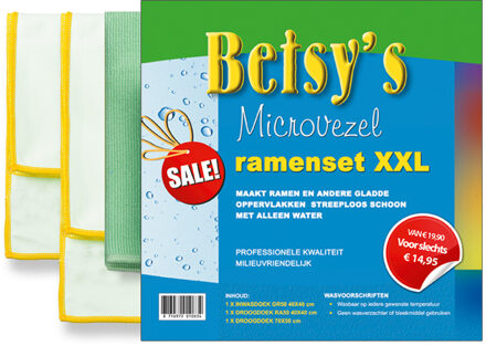 Betsy's Microvezel ramenset XXL groen