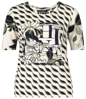 Betty Barclay 25391417 shirt kurz 1/2 arm Blauw - 42