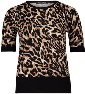 Betty Barclay 52761435 strickpullover kurz 1/2 arm Zwart - 42