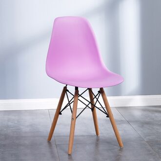 Betty Woonkamer Eettafel Been Ovale Rechthoekige Hout Met Optionele Scandinavische Nordic Stoel stoel (roze)
