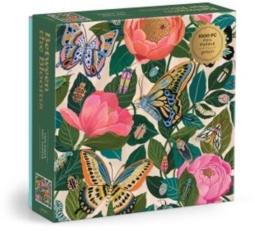 Between The Blooms 1000 Piece Foil Puzzle - Galison