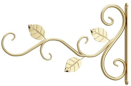 Beugel Haak Ijzeren Hanger Planten Houder Balkon Woondecoratie Europese Stijl Muur Opknoping Bloempot Ondersteuning goud