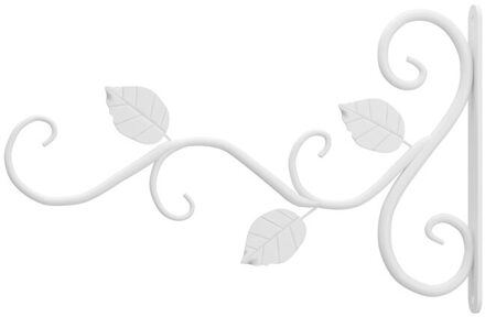 Beugel Haak Ijzeren Hanger Planten Houder Balkon Woondecoratie Europese Stijl Muur Opknoping Bloempot Ondersteuning wit