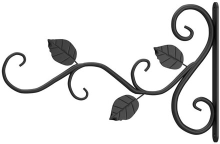 Beugel Haak Ijzeren Hanger Planten Houder Balkon Woondecoratie Europese Stijl Muur Opknoping Bloempot Ondersteuning zwart