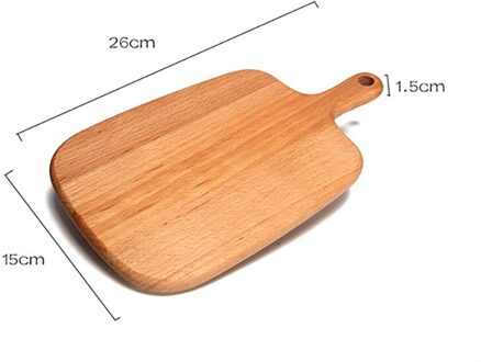 Beuken Snijplank Portable Mini Houten Smooth Duurzaam Antislip Opknoping Keuken Picknick Pizza Taart Fruit Brood Hakblok