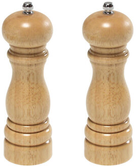 Beukenhouten peper- en zoutstel 16 cm