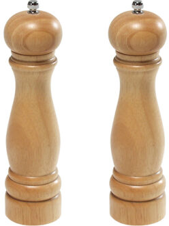 Beukenhouten peper- en zoutstel 22 cm
