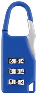 Beveiliging 3 Combinatie Reizen Zinklegering Koffer Bagage Tas Sieraden Dozen Tool Kisten Code Lock Rits Hangslot