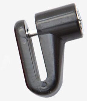 Beveiliging Anti Diefstal Zware Motorfiets Fiets Bromfiets Scooter Schijf Rotor Lock Voor Scooter Motorfiets Fiets Veiligheid zwart