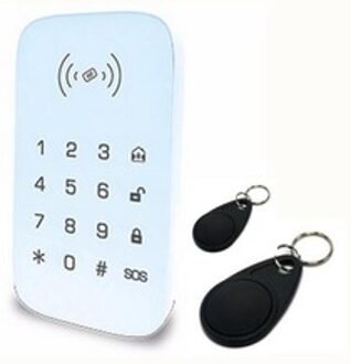 Beveiliging Draadloze RFID Toetsenbord Beveiliging Proximity Deur Entry Toegangscontrole Alarmsystemen + 2 RFID Tags