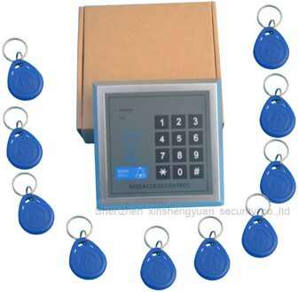 Beveiliging RFID Proximity Entry Deurslot Toegangscontrole Systeem 500 Gebruiker 10 Toetsen