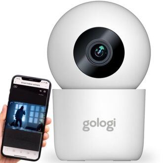 Beveiligingscamera binnen - Smart Indoor Camera - 180° Draaibaar - Wit